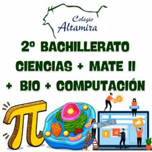 2BACH: LOTE COMPLETO Opción Ciencias + Matemáticas II + Biología + Ciencias de la Computación