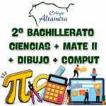 2BACH: LOTE COMPLETO Opción Ciencias + Matemáticas II + Dibujo Técnico + Ciencias de la Computación