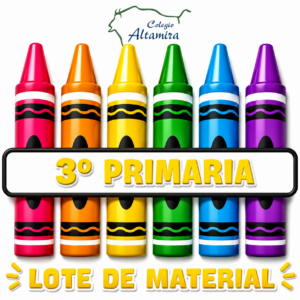 LOTE MATERIAL 3º PRIMARIA SIN DICCIONARIO