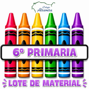 LOTE MATERIAL 6º PRIMARIA